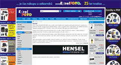 Desktop Screenshot of hensel.excelfoto.cz